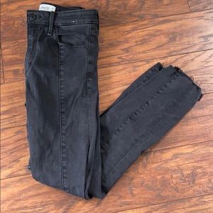Abercrombie & Fitch High Rise Super Skinny Ankle
